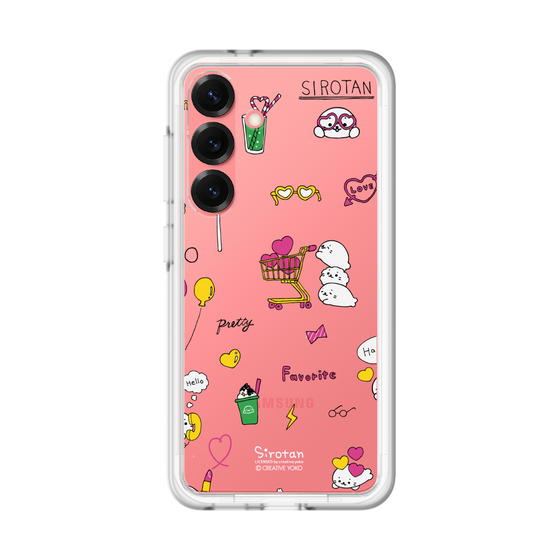 スリムプロテクションプレミアムケース［ しろたん - ポップ ］