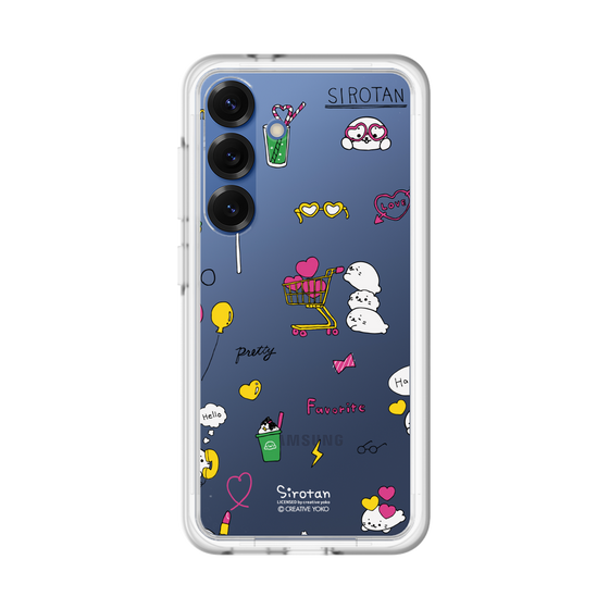 スリムプロテクションプレミアムケース［ しろたん - ポップ ］