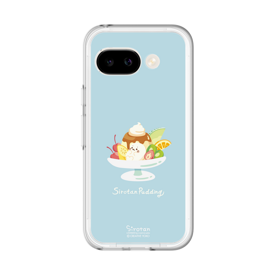 スリムプロテクションプレミアムケース［ しろたん - プリンアラモード ］