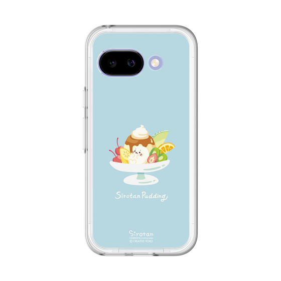 スリムプロテクションプレミアムケース［ しろたん - プリンアラモード ］