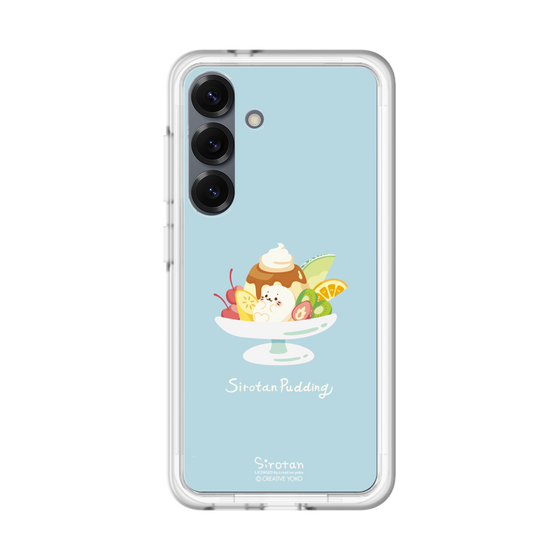 スリムプロテクションプレミアムケース［ しろたん - プリンアラモード ］