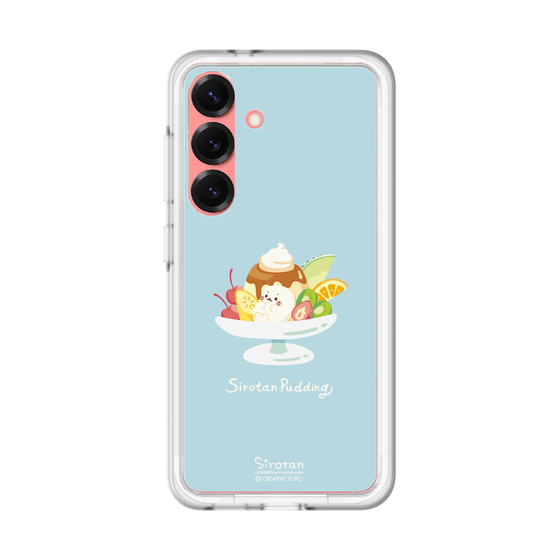 スリムプロテクションプレミアムケース［ しろたん - プリンアラモード ］
