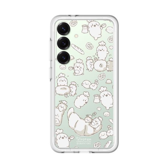 スリムプロテクションプレミアムケース［ しろたん - もぐもぐパン ］