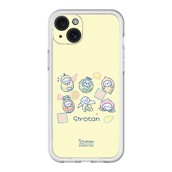 スリムプロテクションプレミアムケース［ しろたん - フルーツポップ ］