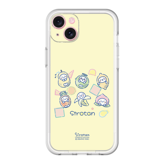 スリムプロテクションプレミアムケース［ しろたん - フルーツポップ ］
