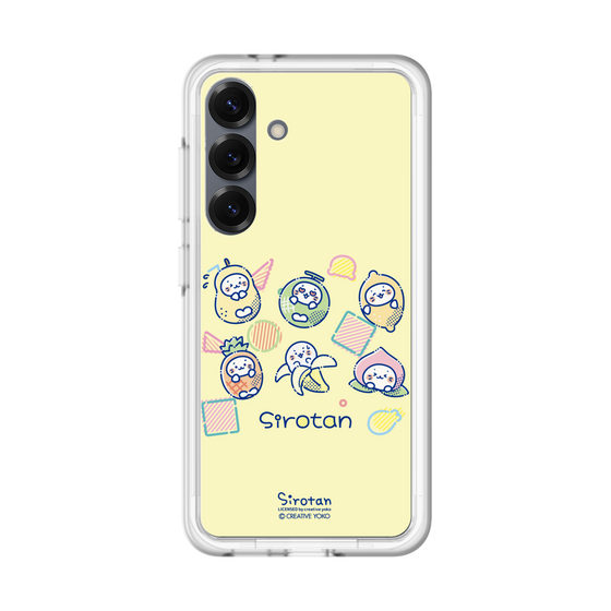 スリムプロテクションプレミアムケース［ しろたん - フルーツポップ ］