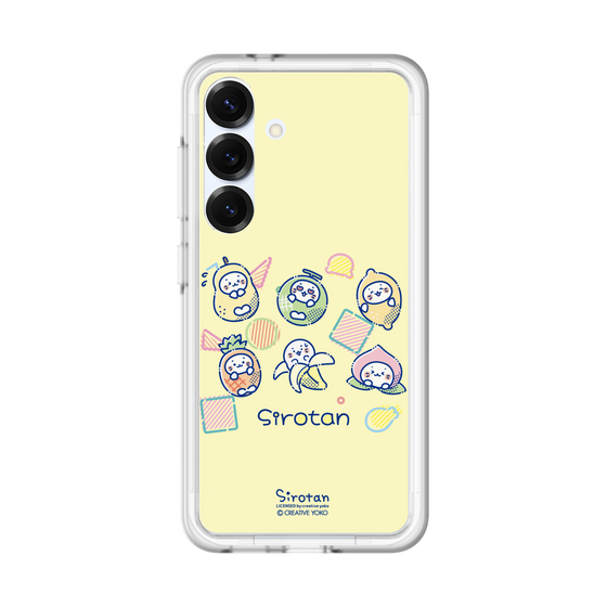 スリムプロテクションプレミアムケース［ しろたん - フルーツポップ ］