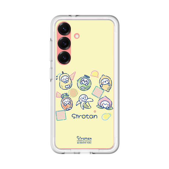 スリムプロテクションプレミアムケース［ しろたん - フルーツポップ ］