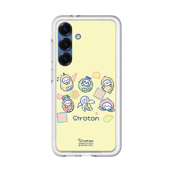 スリムプロテクションプレミアムケース［ しろたん - フルーツポップ ］