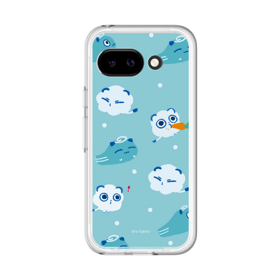 スリムプロテクションプレミアムケース［ シナぷしゅ - そらのライオンとかぜちゃん - 総柄 ］