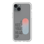 スリムプロテクションプレミアムケース［ オリジナル - ドットオーバーレイ - KEEP YOUR HEAD UP/A ］