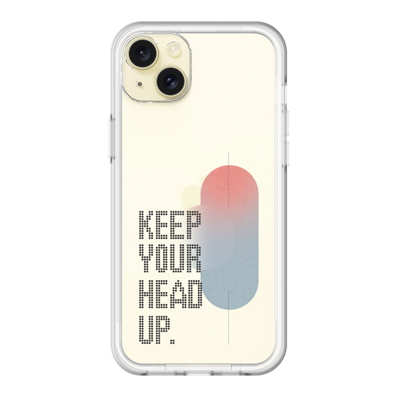 スリムプロテクションプレミアムケース［ オリジナル - ドットオーバーレイ - KEEP YOUR HEAD UP/A ］