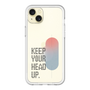 スリムプロテクションプレミアムケース［ オリジナル - ドットオーバーレイ - KEEP YOUR HEAD UP/A ］