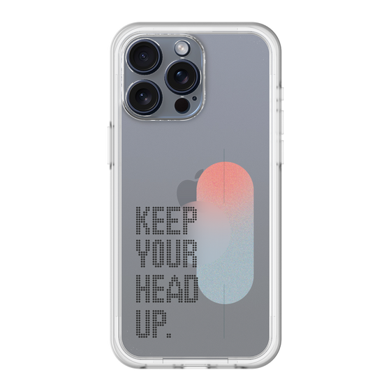 スリムプロテクションプレミアムケース［ オリジナル - ドットオーバーレイ - KEEP YOUR HEAD UP/A ］
