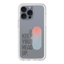 スリムプロテクションプレミアムケース［ オリジナル - ドットオーバーレイ - KEEP YOUR HEAD UP/A ］