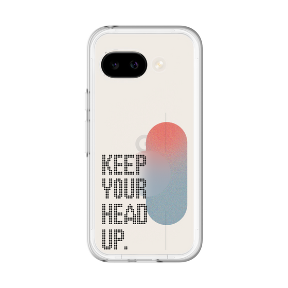 スリムプロテクションプレミアムケース［ オリジナル - ドットオーバーレイ - KEEP YOUR HEAD UP/A ］