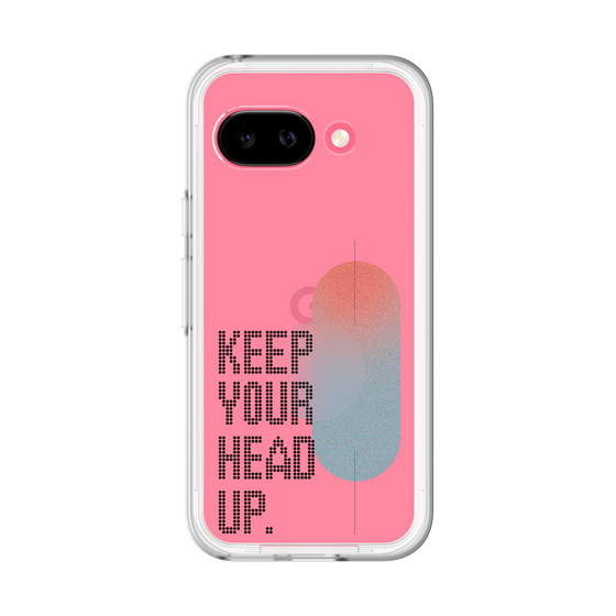 スリムプロテクションプレミアムケース［ オリジナル - ドットオーバーレイ - KEEP YOUR HEAD UP/A ］