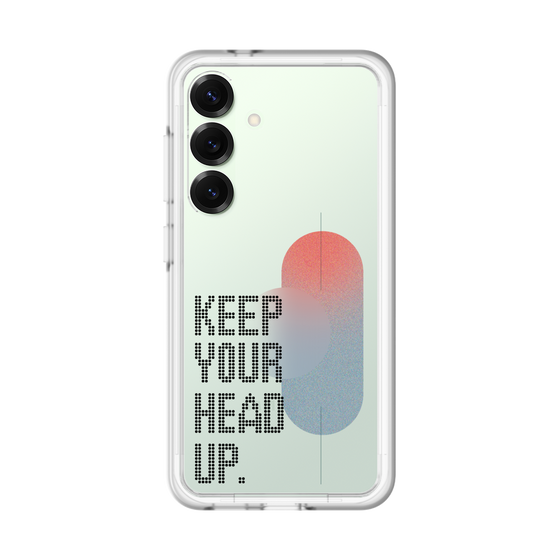 スリムプロテクションプレミアムケース［ オリジナル - ドットオーバーレイ - KEEP YOUR HEAD UP/A ］
