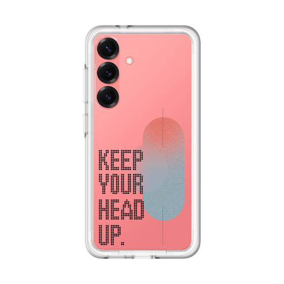 スリムプロテクションプレミアムケース［ オリジナル - ドットオーバーレイ - KEEP YOUR HEAD UP/A ］