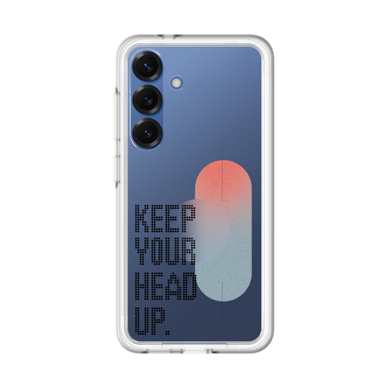 スリムプロテクションプレミアムケース［ オリジナル - ドットオーバーレイ - KEEP YOUR HEAD UP/A ］