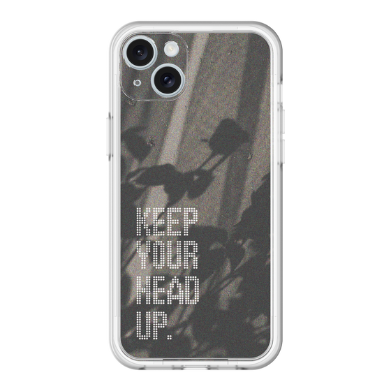 スリムプロテクションプレミアムケース［ オリジナル - ドットオーバーレイ - KEEP YOUR HEAD UP/B ］