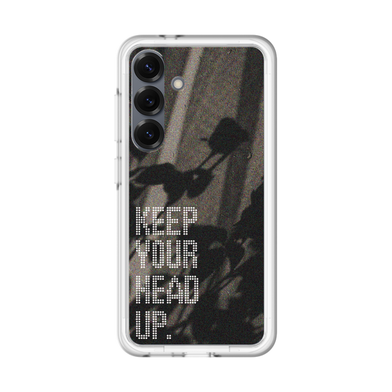 スリムプロテクションプレミアムケース［ オリジナル - ドットオーバーレイ - KEEP YOUR HEAD UP/B ］