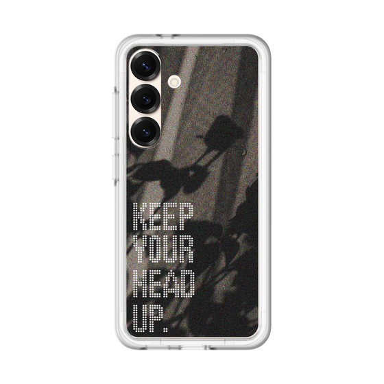 スリムプロテクションプレミアムケース［ オリジナル - ドットオーバーレイ - KEEP YOUR HEAD UP/B ］