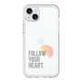 スリムプロテクションプレミアムケース［ オリジナル - ドットオーバーレイ - FOLLOW YOUR HEART/A ］