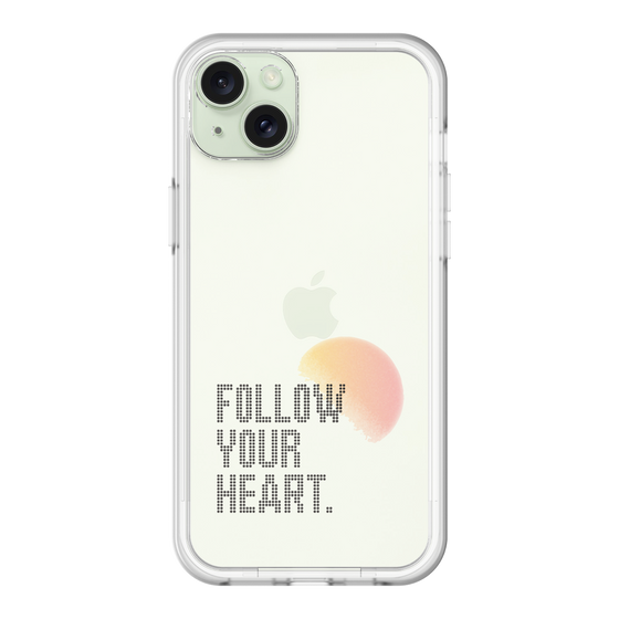 スリムプロテクションプレミアムケース［ オリジナル - ドットオーバーレイ - FOLLOW YOUR HEART/A ］