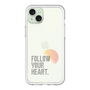 スリムプロテクションプレミアムケース［ オリジナル - ドットオーバーレイ - FOLLOW YOUR HEART/A ］