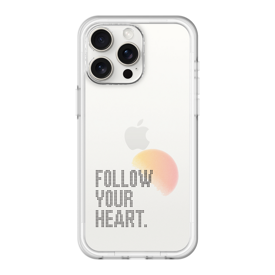 スリムプロテクションプレミアムケース［ オリジナル - ドットオーバーレイ - FOLLOW YOUR HEART/A ］