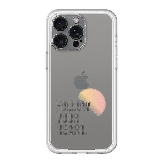 スリムプロテクションプレミアムケース［ オリジナル - ドットオーバーレイ - FOLLOW YOUR HEART/A ］