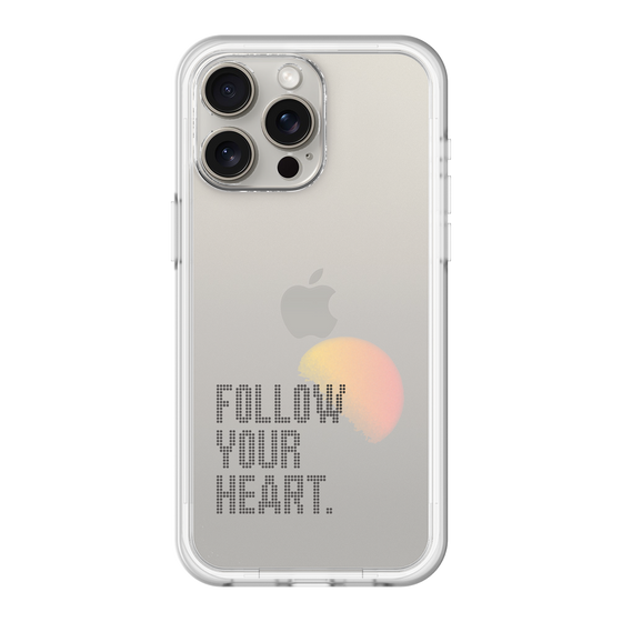 スリムプロテクションプレミアムケース［ オリジナル - ドットオーバーレイ - FOLLOW YOUR HEART/A ］