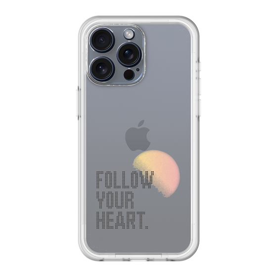 スリムプロテクションプレミアムケース［ オリジナル - ドットオーバーレイ - FOLLOW YOUR HEART/A ］