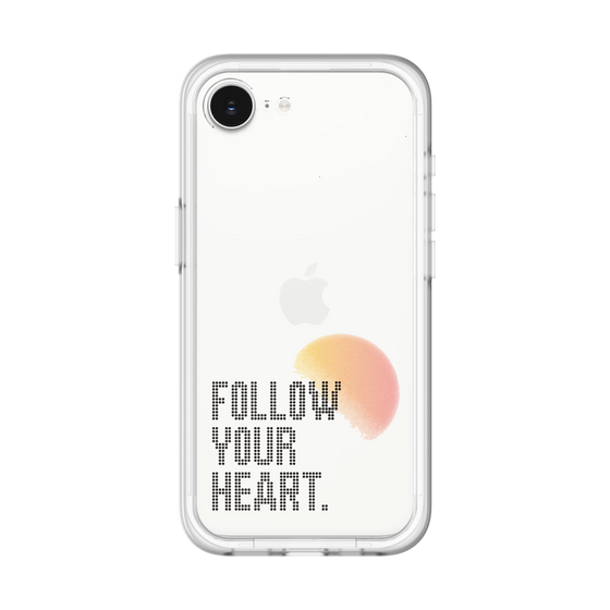 スリムプロテクションプレミアムケース［ オリジナル - ドットオーバーレイ - FOLLOW YOUR HEART/A ］