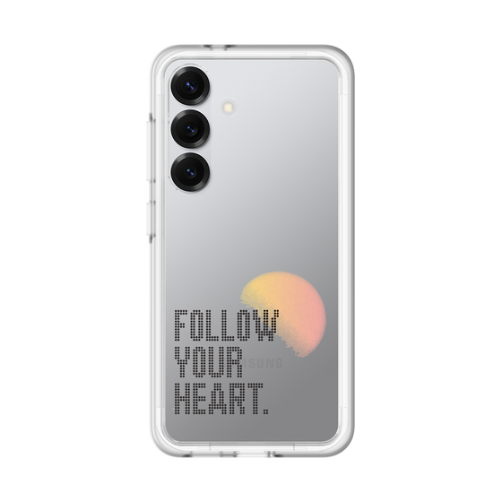 スリムプロテクションプレミアムケース［ オリジナル - ドットオーバーレイ - FOLLOW YOUR HEART/A ］