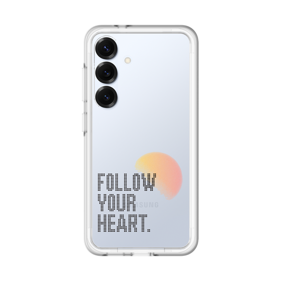 スリムプロテクションプレミアムケース［ オリジナル - ドットオーバーレイ - FOLLOW YOUR HEART/A ］