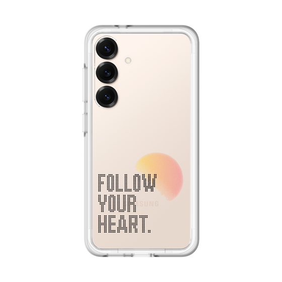 スリムプロテクションプレミアムケース［ オリジナル - ドットオーバーレイ - FOLLOW YOUR HEART/A ］