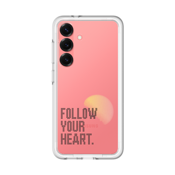 スリムプロテクションプレミアムケース［ オリジナル - ドットオーバーレイ - FOLLOW YOUR HEART/A ］