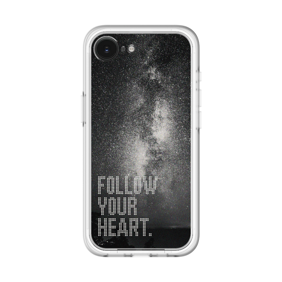 スリムプロテクションプレミアムケース［ オリジナル - ドットオーバーレイ - FOLLOW YOUR HEART/C ］