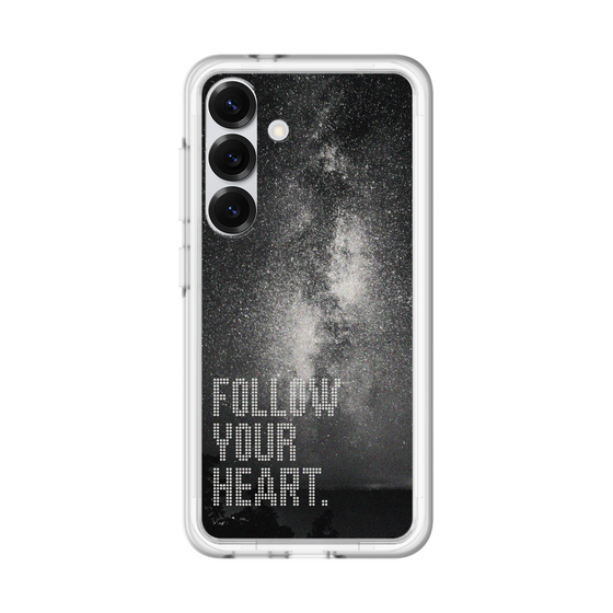 スリムプロテクションプレミアムケース［ オリジナル - ドットオーバーレイ - FOLLOW YOUR HEART/C ］