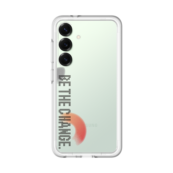 スリムプロテクションプレミアムケース［ オリジナル - ドットオーバーレイ - BE THE CHANGE/A ］