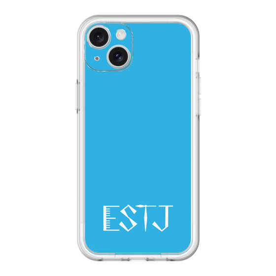 スリムプロテクションプレミアムケース［ オリジナル - ESTJ 幹部 - アルファベット - ブルー ］