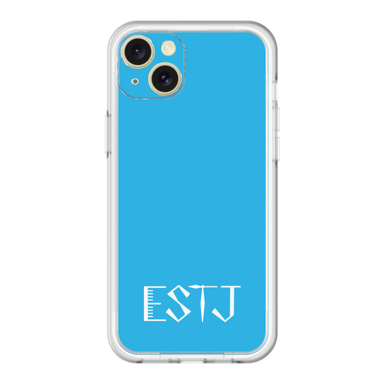 スリムプロテクションプレミアムケース［ オリジナル - ESTJ 幹部 - アルファベット - ブルー ］