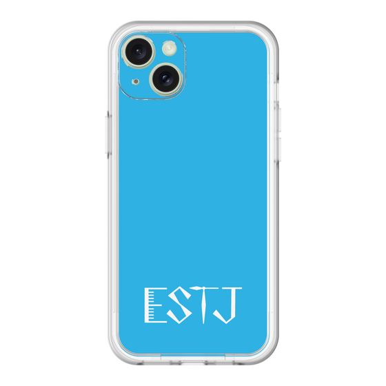 スリムプロテクションプレミアムケース［ オリジナル - ESTJ 幹部 - アルファベット - ブルー ］