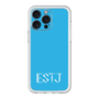 スリムプロテクションプレミアムケース［ オリジナル - ESTJ 幹部 - アルファベット - ブルー ］