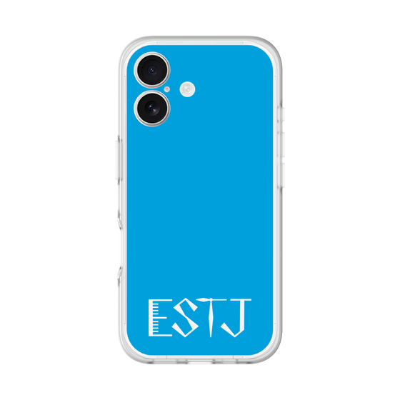 スリムプロテクションプレミアムケース［ オリジナル - ESTJ 幹部 - アルファベット - ブルー ］