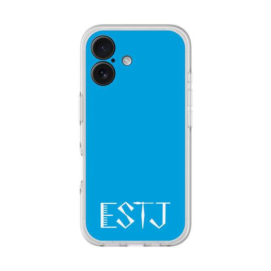 スリムプロテクションプレミアムケース［ オリジナル - ESTJ 幹部 - アルファベット - ブルー ］