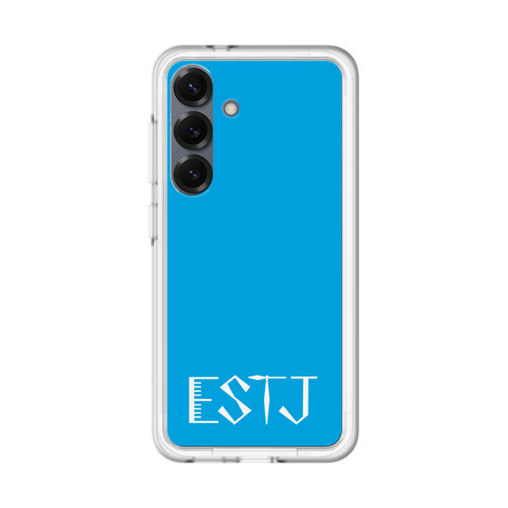 スリムプロテクションプレミアムケース［ オリジナル - ESTJ 幹部 - アルファベット - ブルー ］