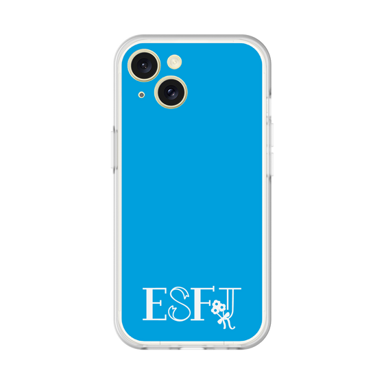 スリムプロテクションプレミアムケース［ オリジナル - ESFJ 領事 - アルファベット - ブルー ］